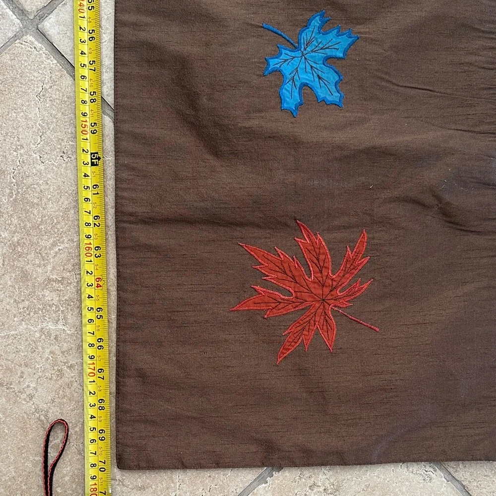Table Runner Brown, multi color Fall, Thanksgiving decor